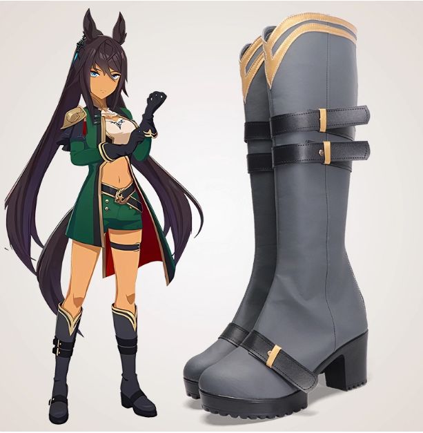 136 ウマ娘 キタサンブラック コスプレ 衣装　靴　フルセット Amazon.co.jp: [UD] フルセット 衣装+尾+靴+耳+ウィッグ＋髪飾り