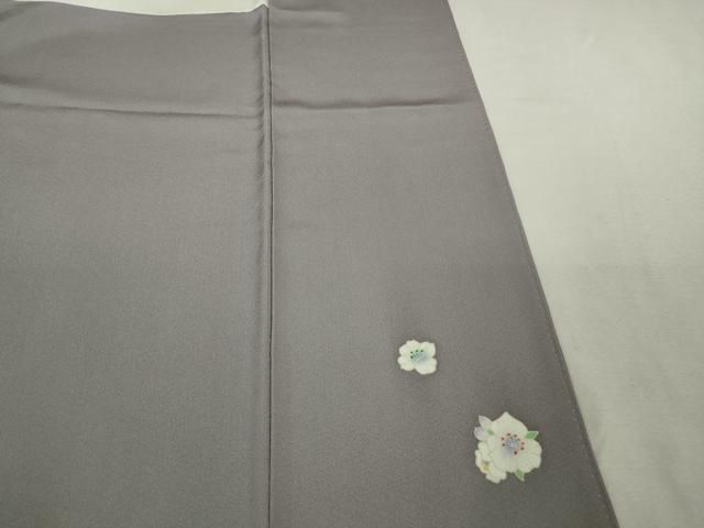 平和屋本店□極上 本加賀友禅作家 奥田勝将 訪問着 山百合 半色地 逸品