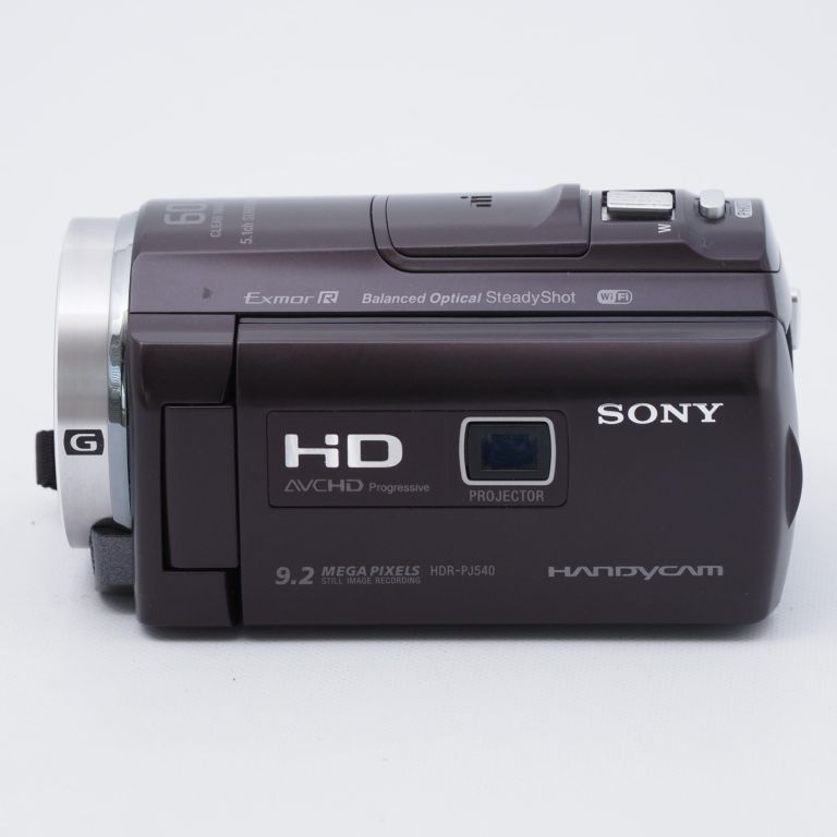 SONY HDR-PJ540(T) ソニー ビデオカメラ ブラウン Wi-Fiお気軽に