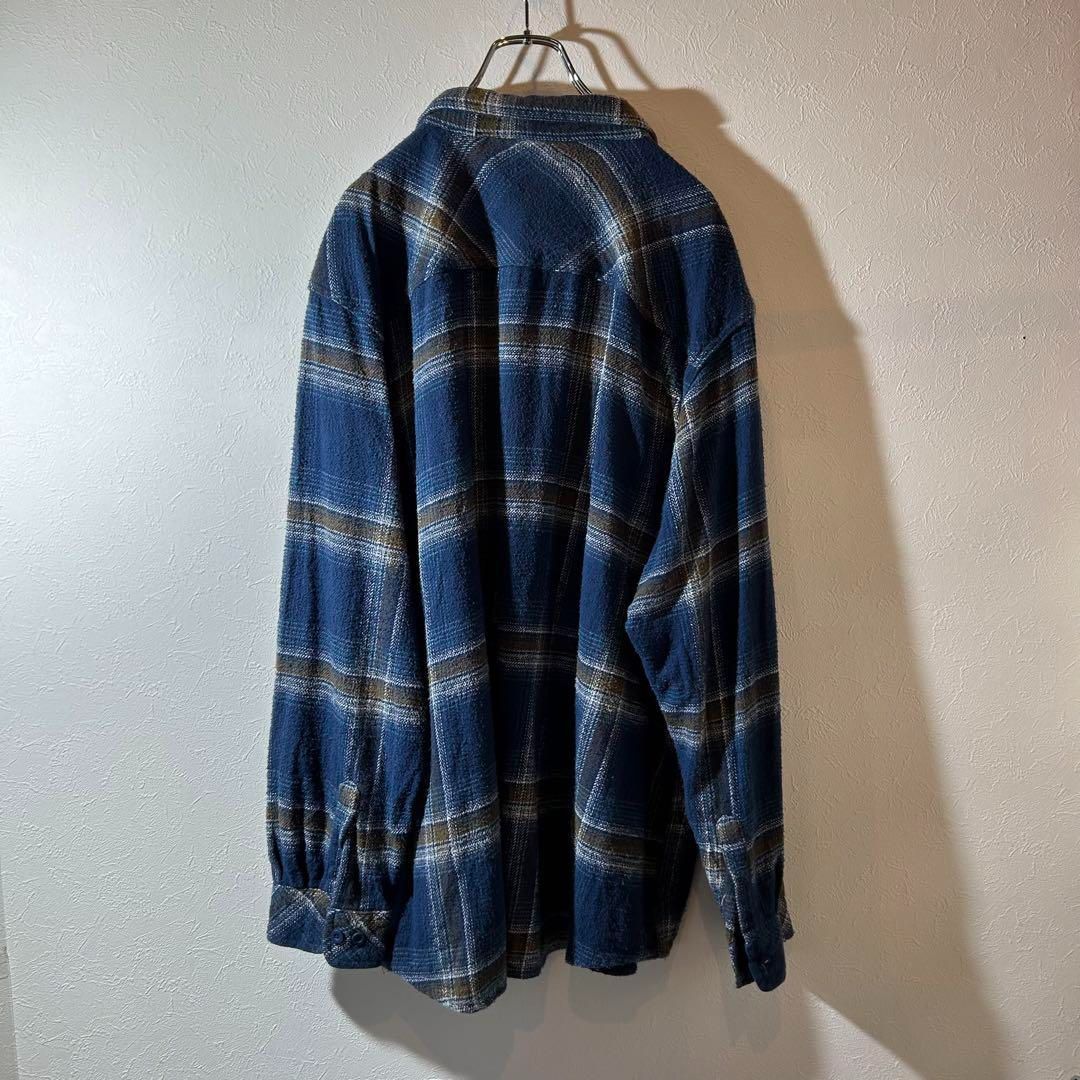 90s ヴィンテージ Dickies オンブレチェック ネルシャツ XL Dickies ディッキーズ 90s オンブレチェック ネルシャツ サイズ