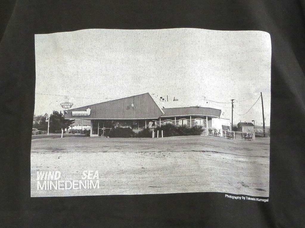 219867】WIND AND SEA ウィンダンシー ×MINEDENIM Tシャツ
