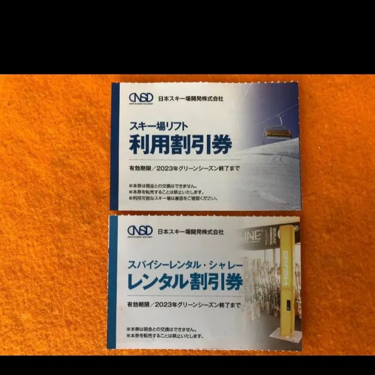白馬八方尾根スキーリフト券 2枚セット