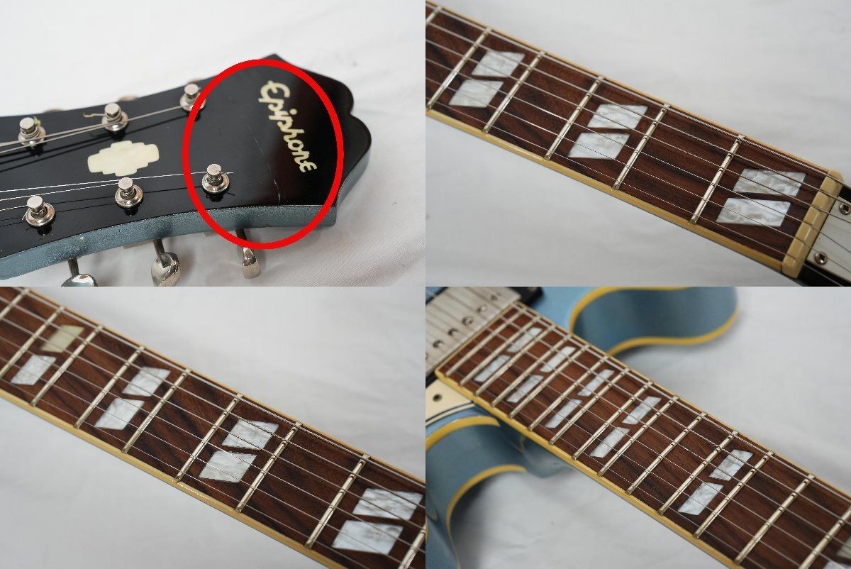 ☆Epiphone☆RIVIERA II ML ブルーメタリック 2009年製 ノエル