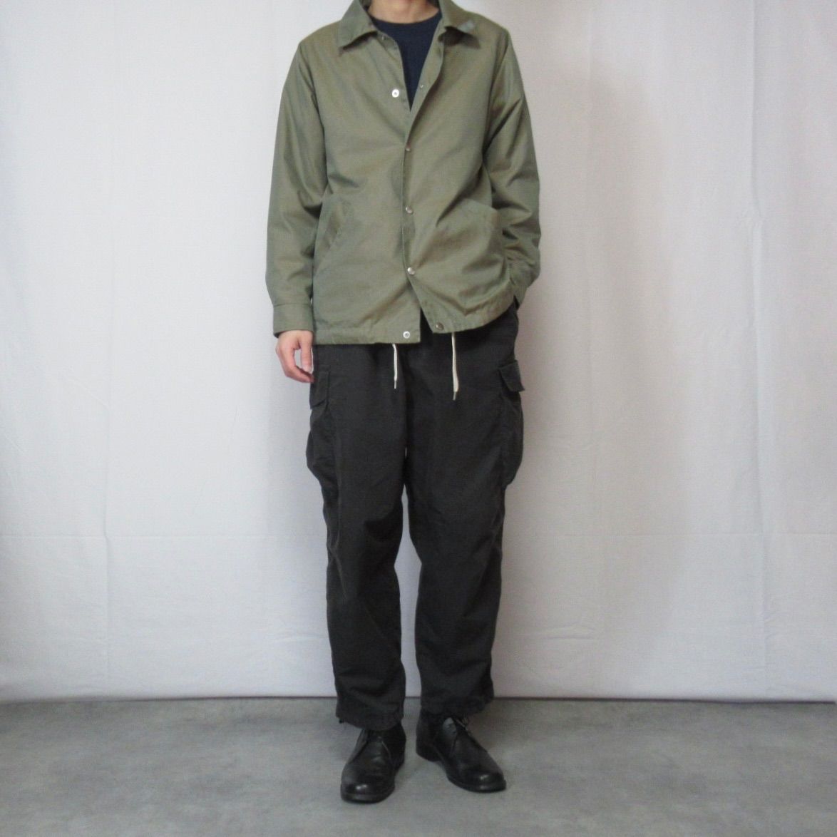 PHINGERIN / フィンガリン Cotton Satin Coach Jacket コットン