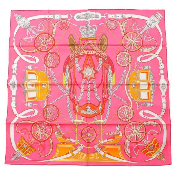 エルメス カレ90 24秋冬 Stately Wheels ステイトリー・ホイールズ