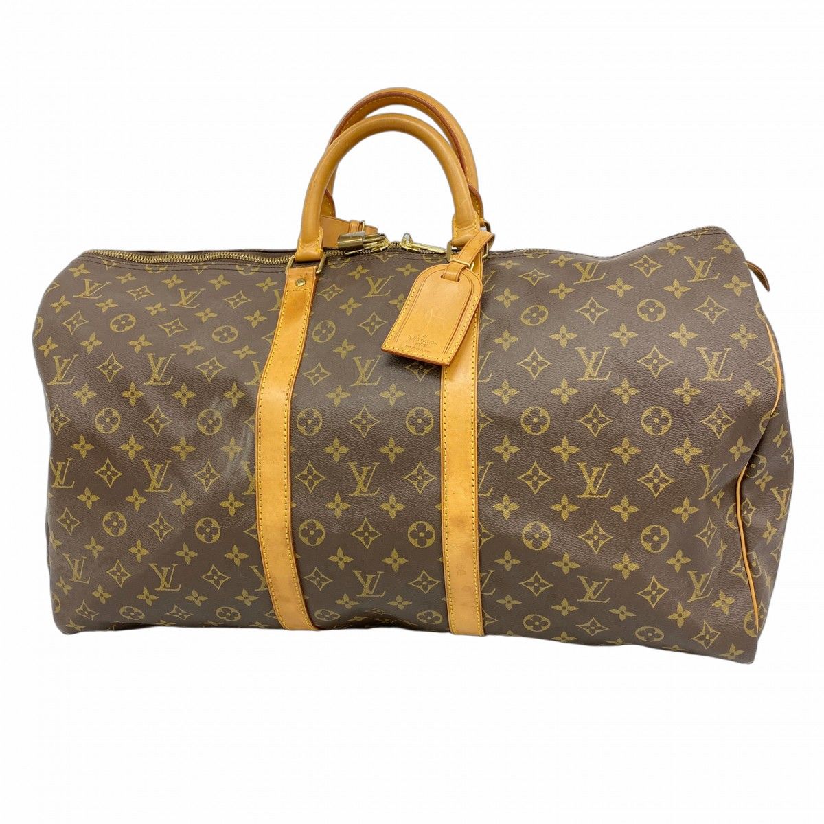 5ic3716 ルイヴィトン ボストンバッグ モノグラム キーポル55 M41424 ブラウン メンズ レディース ユニセックス