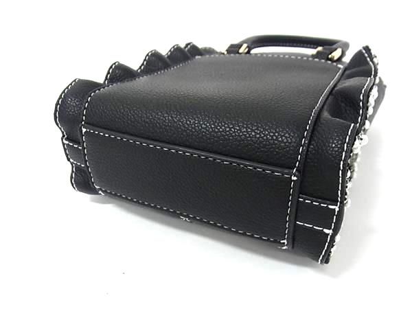 □新品同様□ Samantha Vega サマンサベガ レザー ビーズ フリル 2WAY