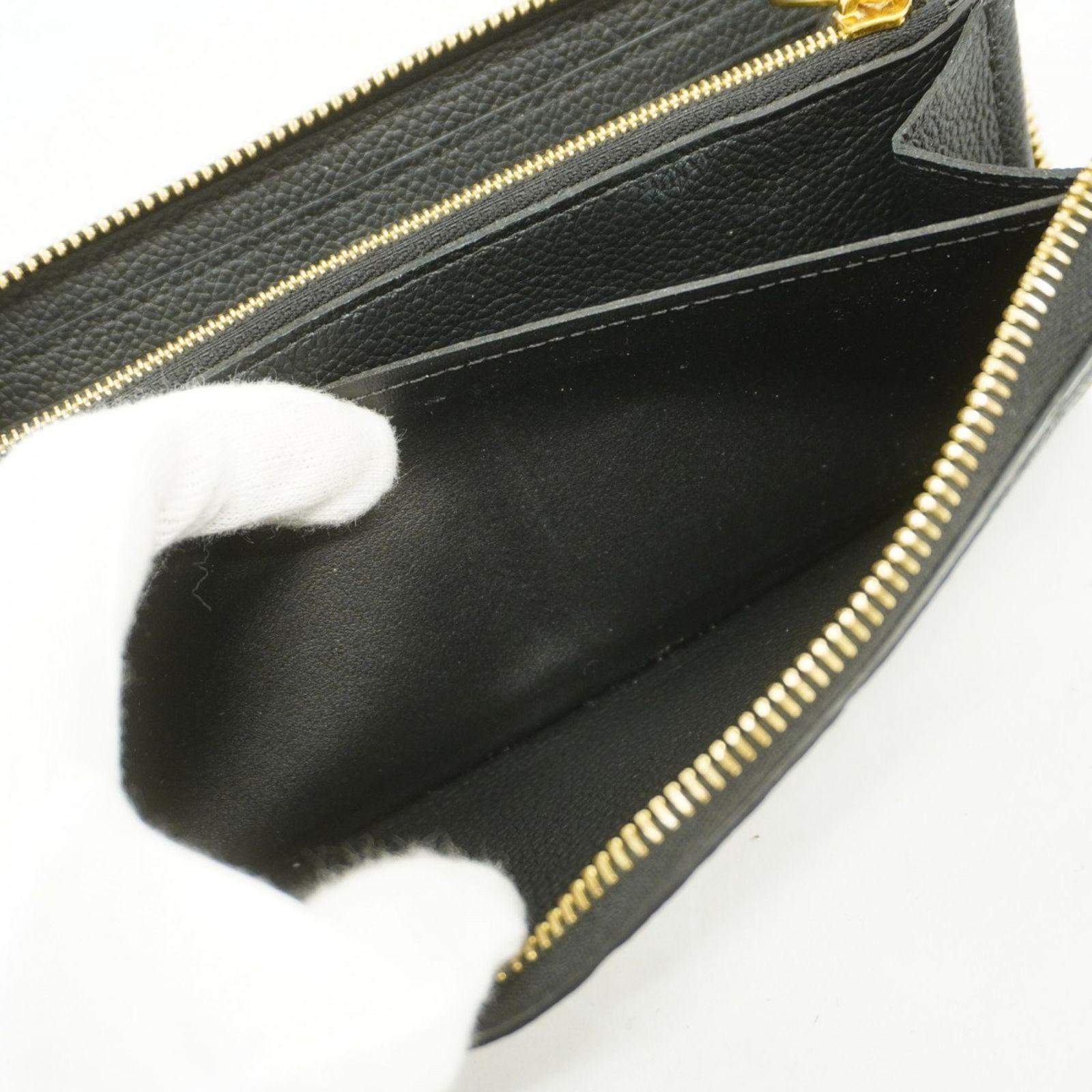 【新品同然】ルイヴィトン モノグラム アンプラント クレマンス 黒 長財布 ルイ・ヴィトン(Louis Vuitton) ルイ・ヴィトン 長財布