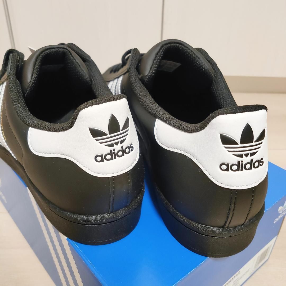 新品 27.0cm アディダス スーパースター EG4959 黒 スニーカー adidas