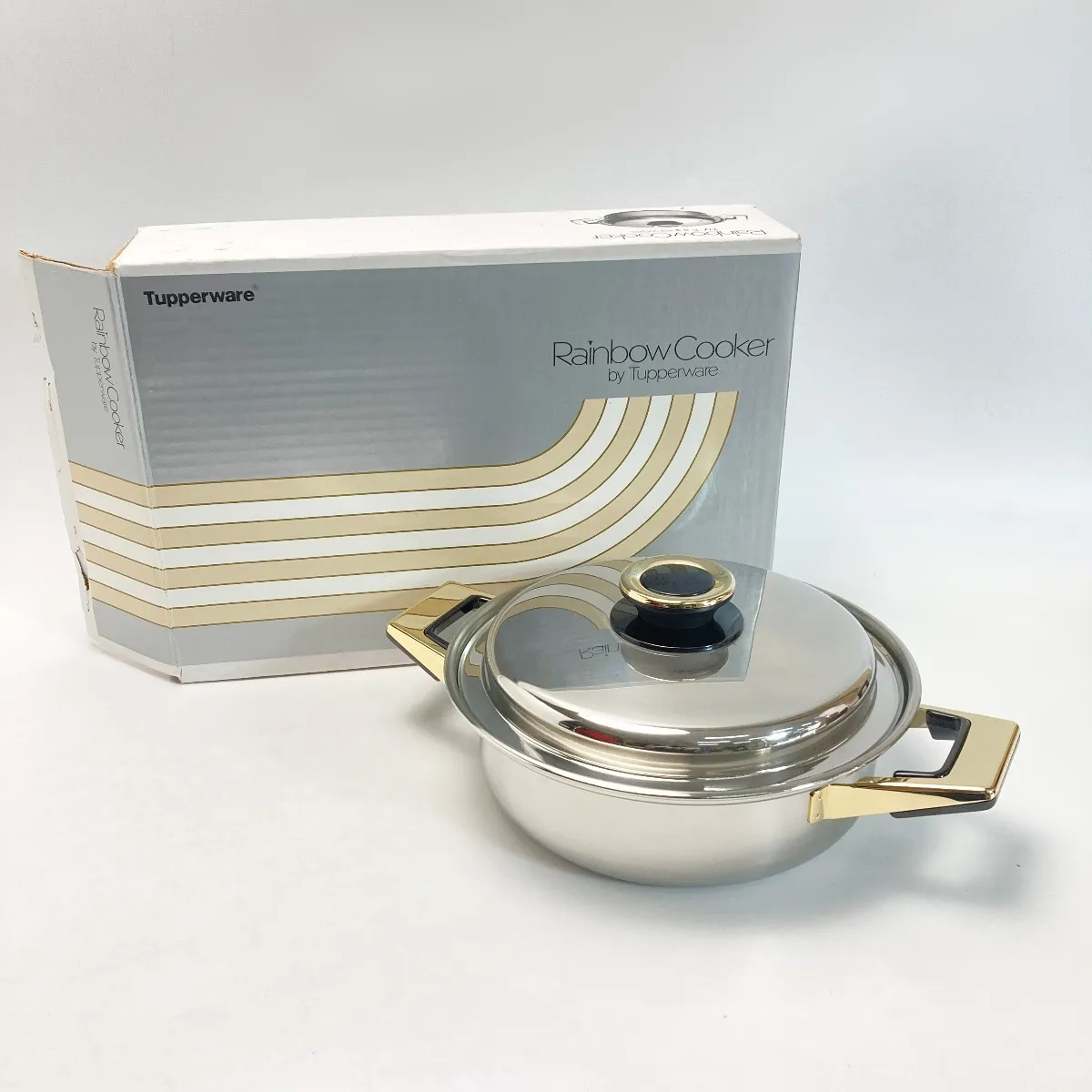 tupperware タッパーウェア レインボークッカー 21cm 浅鍋 ♥Tupperware タッパーウェア レインボークッカー 21cm 浅鍋 ①