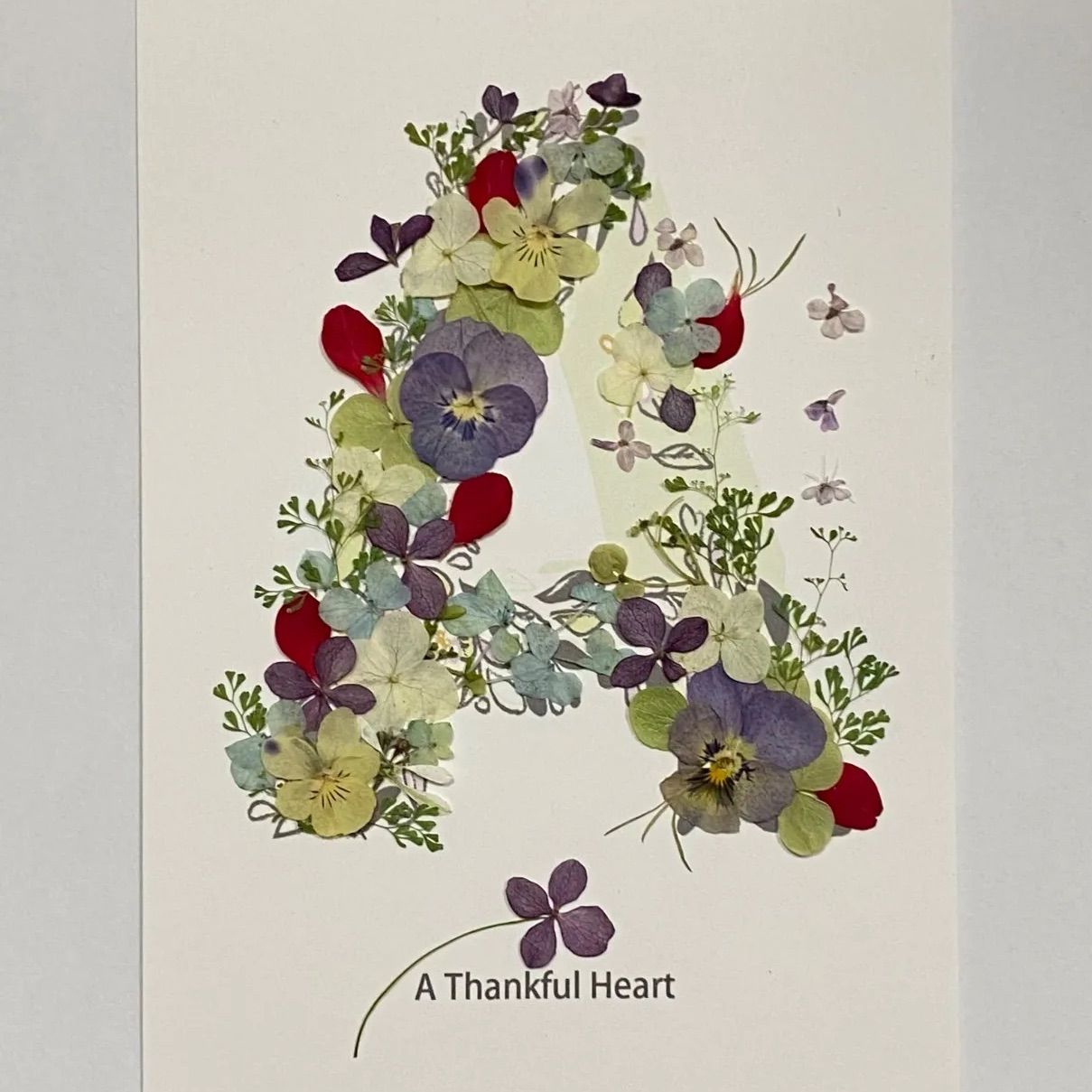 押し花アート インテリア絵画 インテリアアート メッセージカード