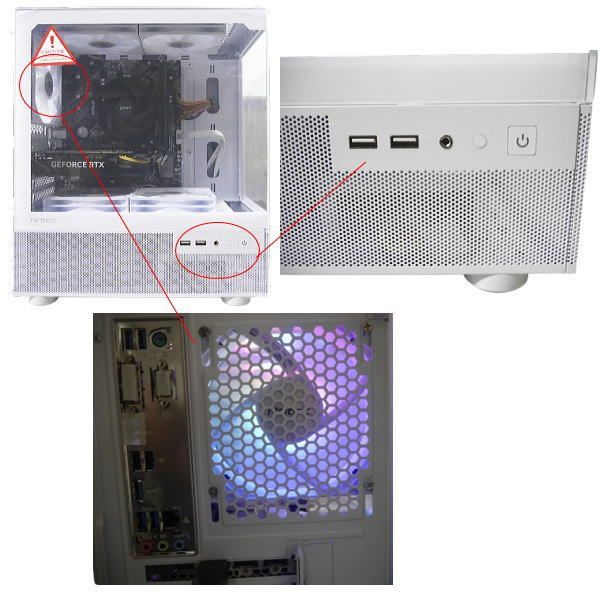  品 GP ZERO 自作タワーPC Ryzen 5 5600 X GeForce i Windowsデスクトップ デスクトップPC