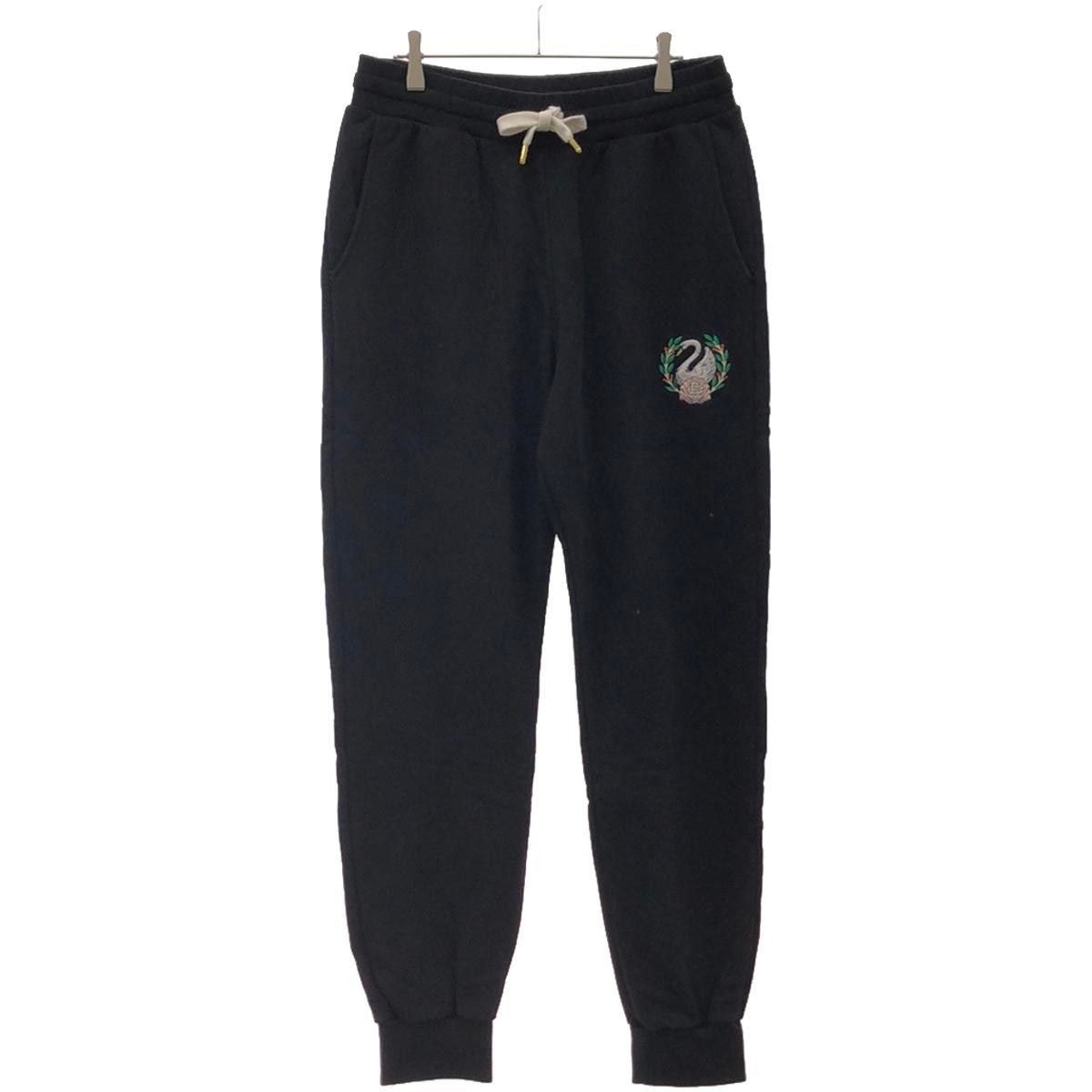 CASABLANCA カサブランカ 22AW スウェットイージーパンツ  ブラック M