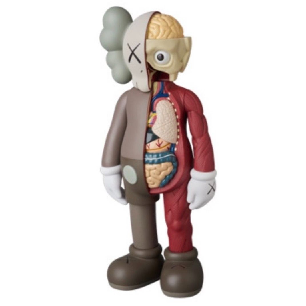 MEDICOM TOY KAWS COMPANION FLAYED OPEN EDITION BROWN メディコム 