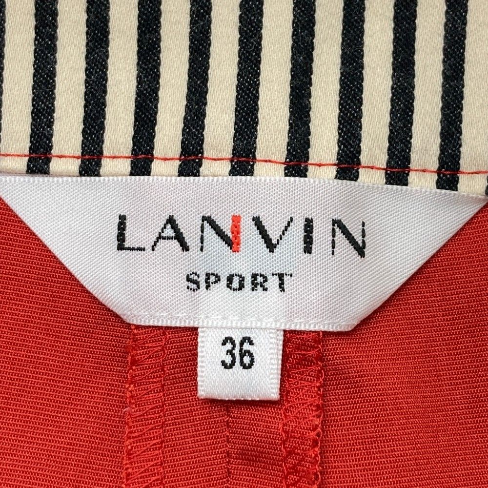 サイズ：36 LANVIN SPORT ランバン スポール 七分丈パンツ ドット総柄