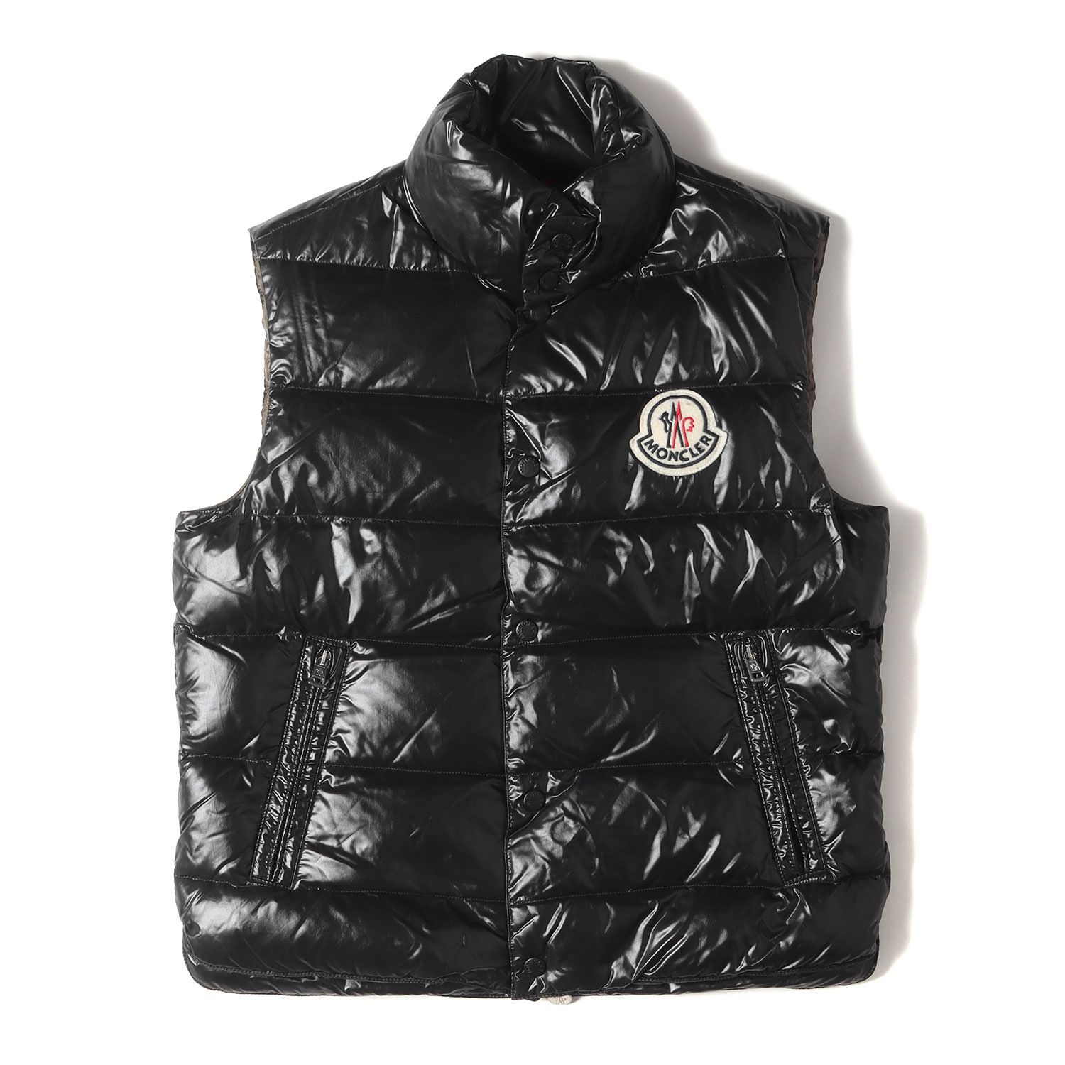 MONCLER モンクレール ダウン ベスト サイズ:1 アイコン ワッペン 