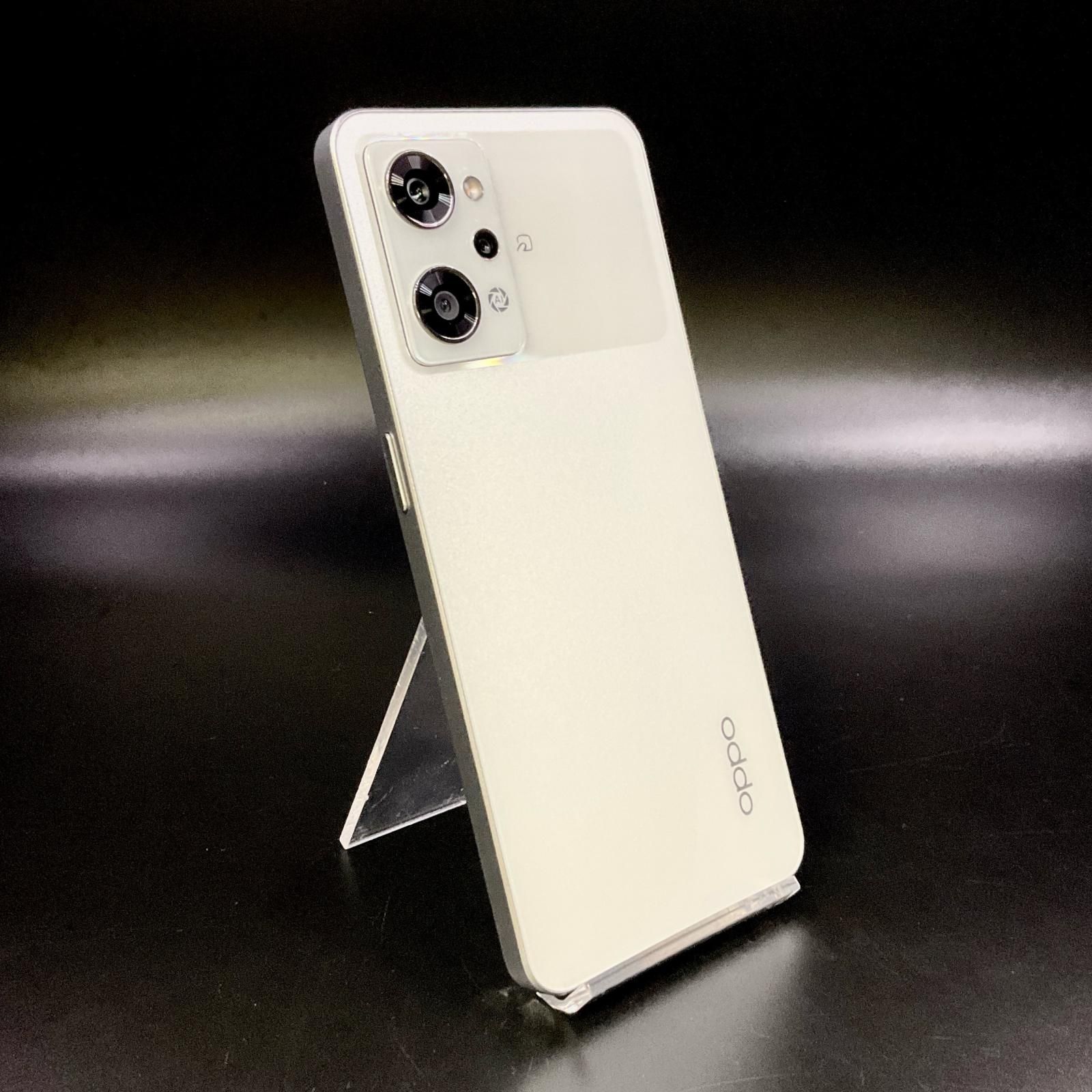 【美品】OPPO Reno9 A 本体 ホワイト　SoftBank ワイモバイル”、スタイリッシュで上質なボディーに快適な操作性