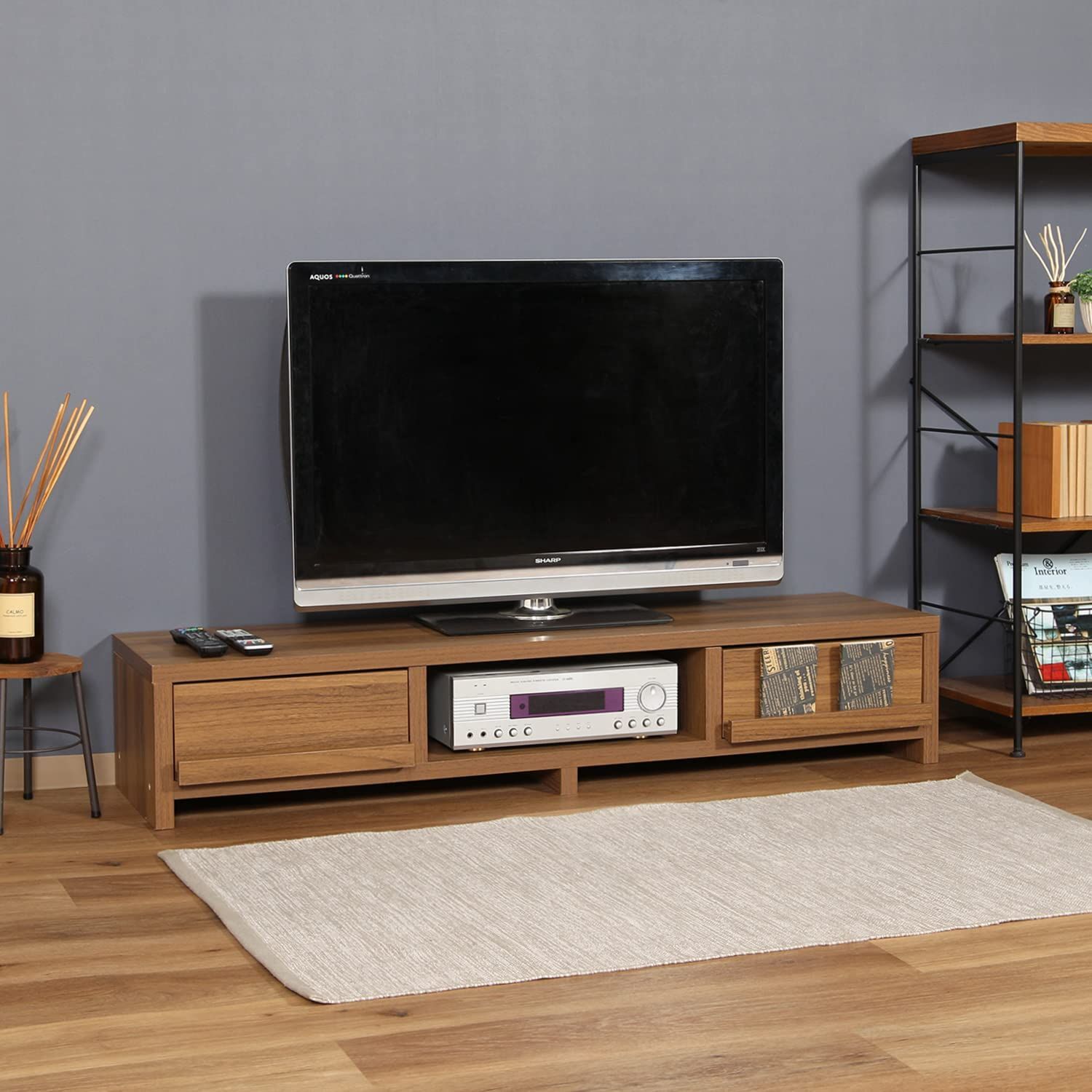 人気商品 ローボード 49型 テレビ台 幅150cm ライトブラウン 不二貿易 ルーク 97409