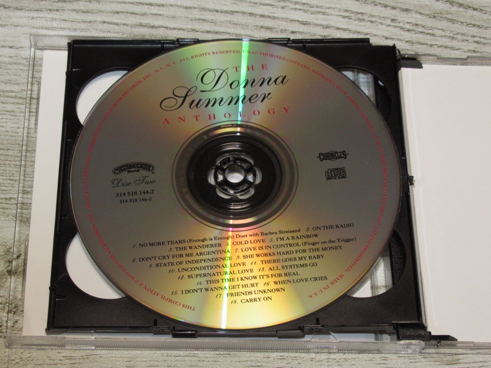 CD　DONNA SUMMER　ANTHOLOGY　外ケース付　2CD　全34曲　ドナ・サマー