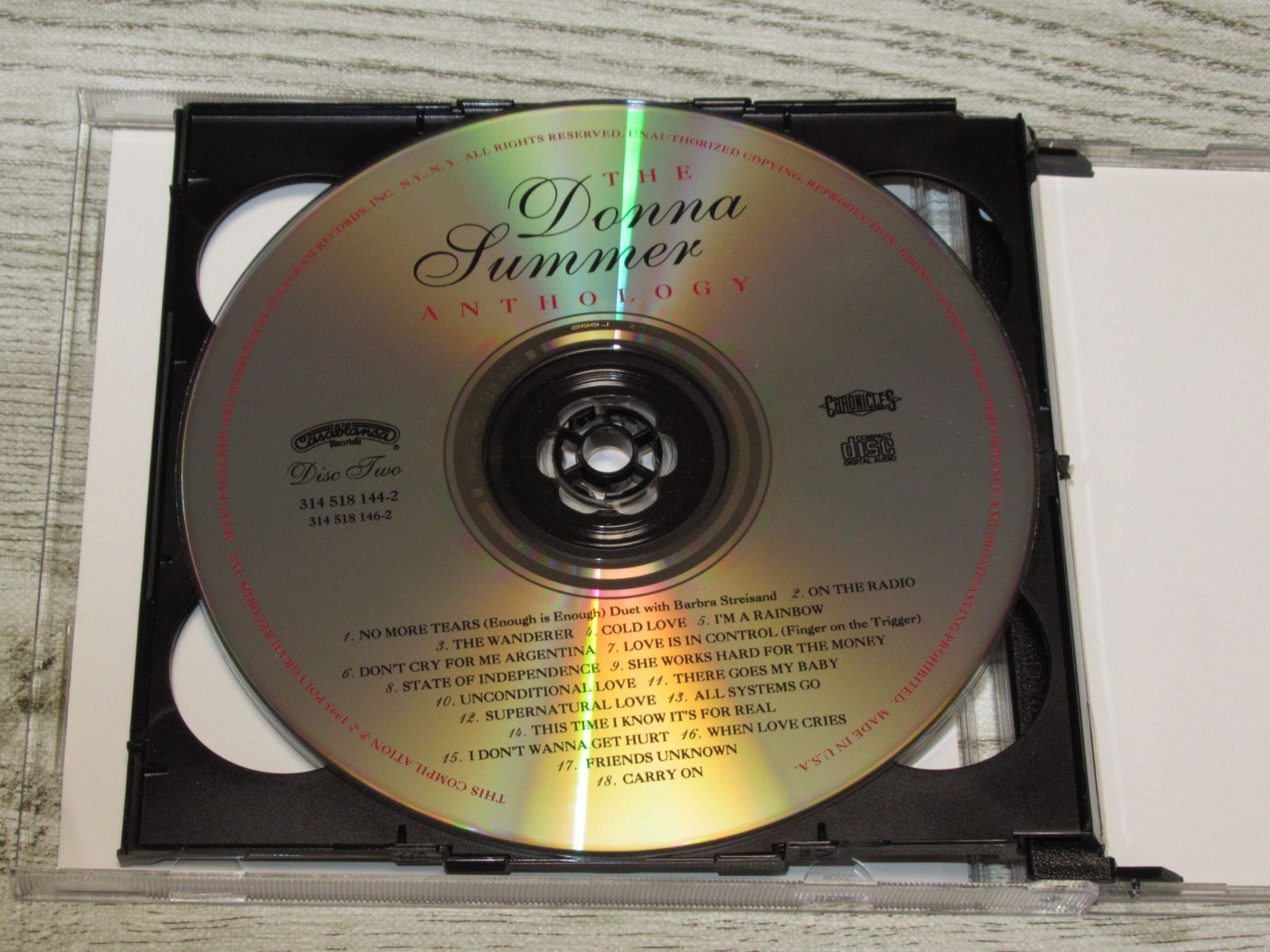 CD DONNA SUMMER ANTHOLOGY 外ケース付 2CD 全34曲 ドナ・サマー 