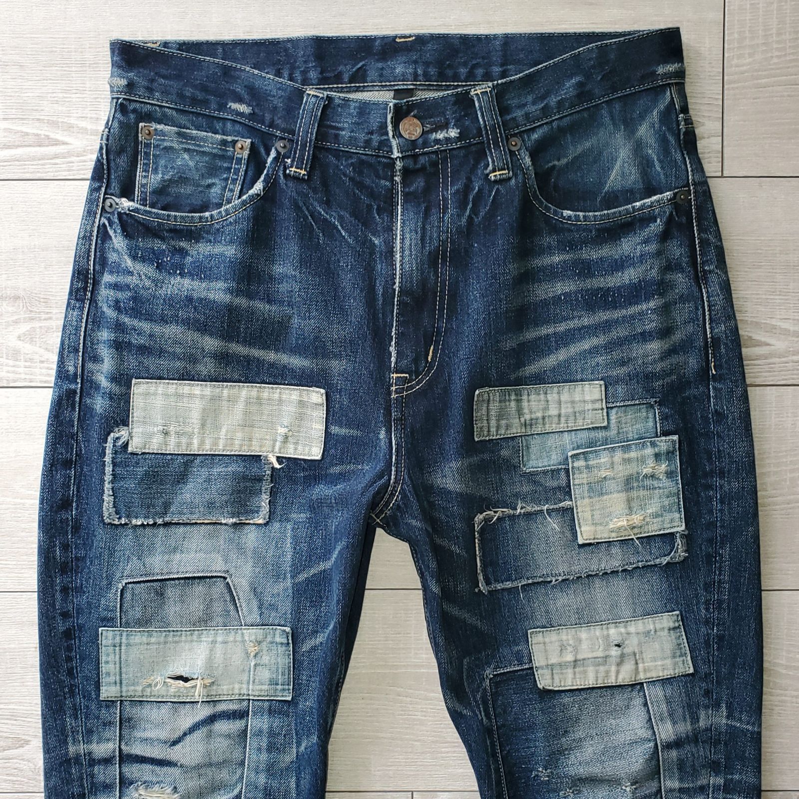 glambグラム□美品 初期 名作 Unplugged sarrouel denim アンプラグド 