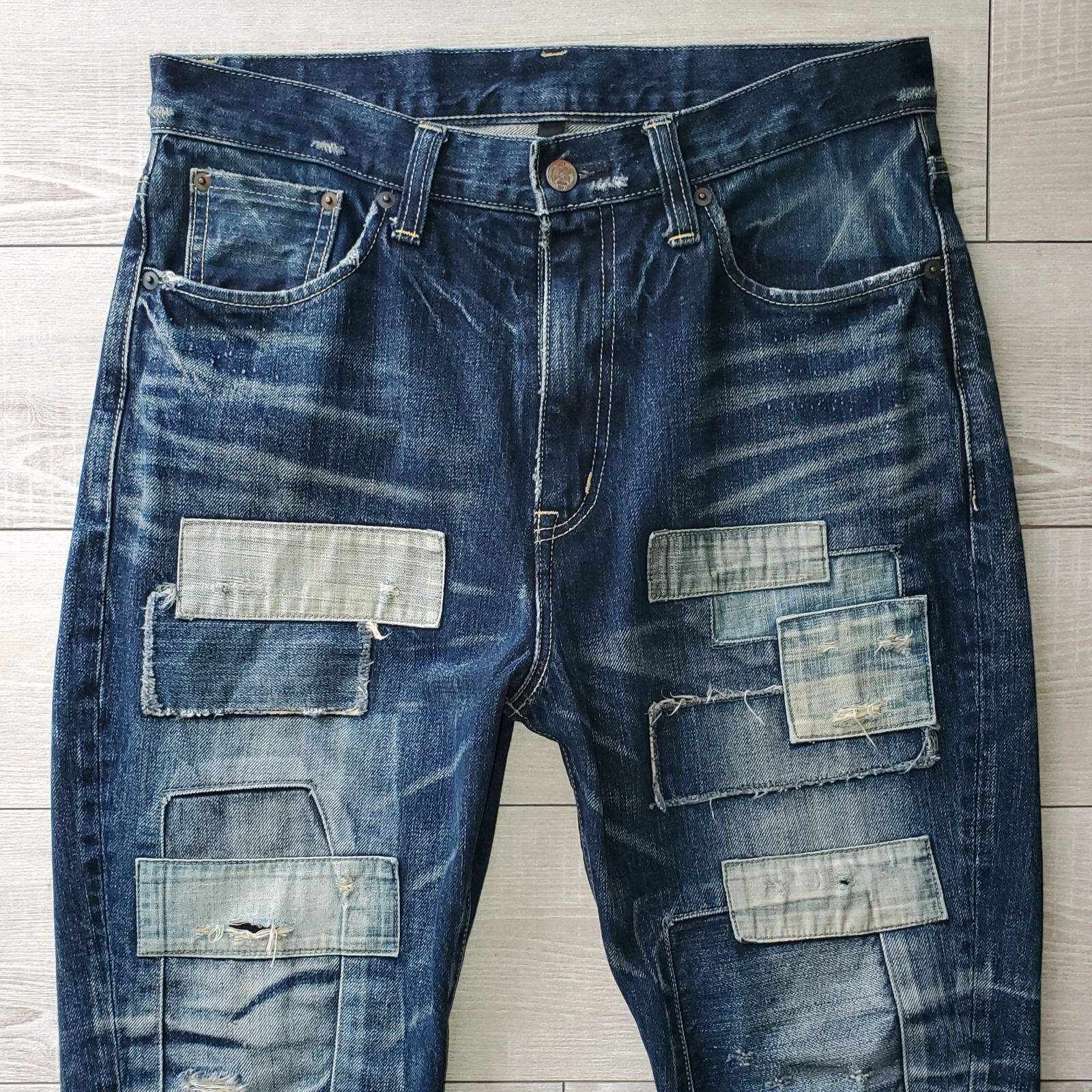 glambグラム□美品 初期 名作 Unplugged sarrouel denim アンプラグド