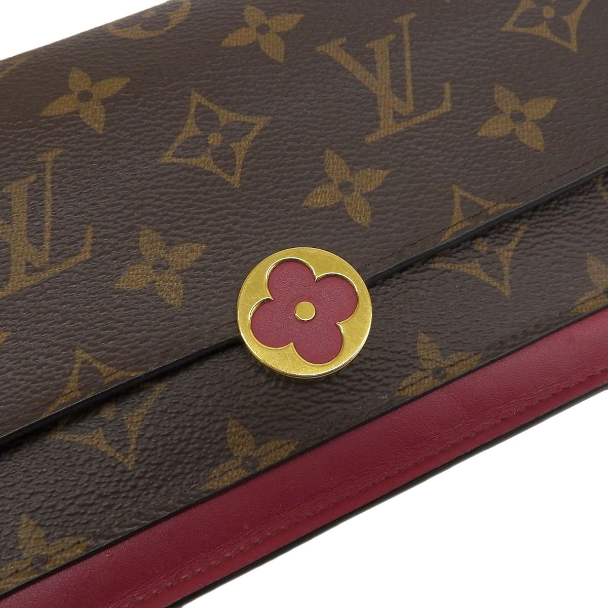 4149) ルイヴィトン LOUIS VUITTON モノグラム ポルトフォイユフロール