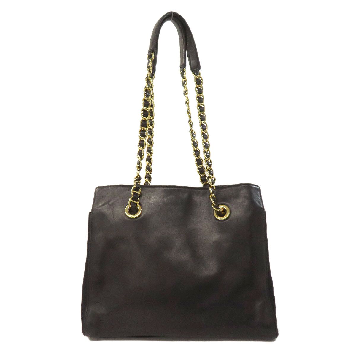 【美品】PRADA プラダ レザー チェーン ショルダーバッグ 本革 ブラック 美品☆PRADA プラダ ショルダーバッグ レザー チェーン レア