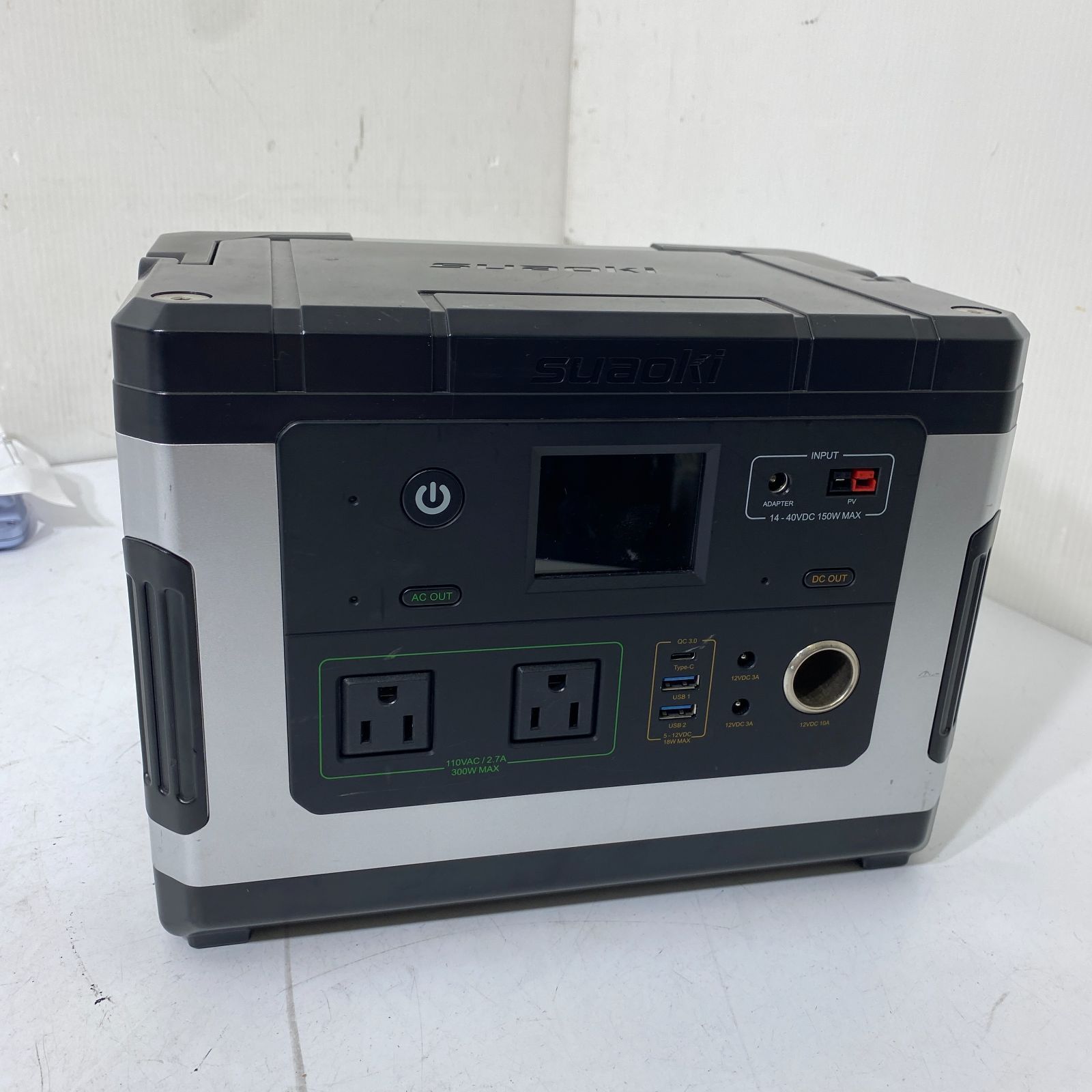 動作 済み Suaoki portable Power Station G500 ポータブル電源 500Wh BBL0903|大0214