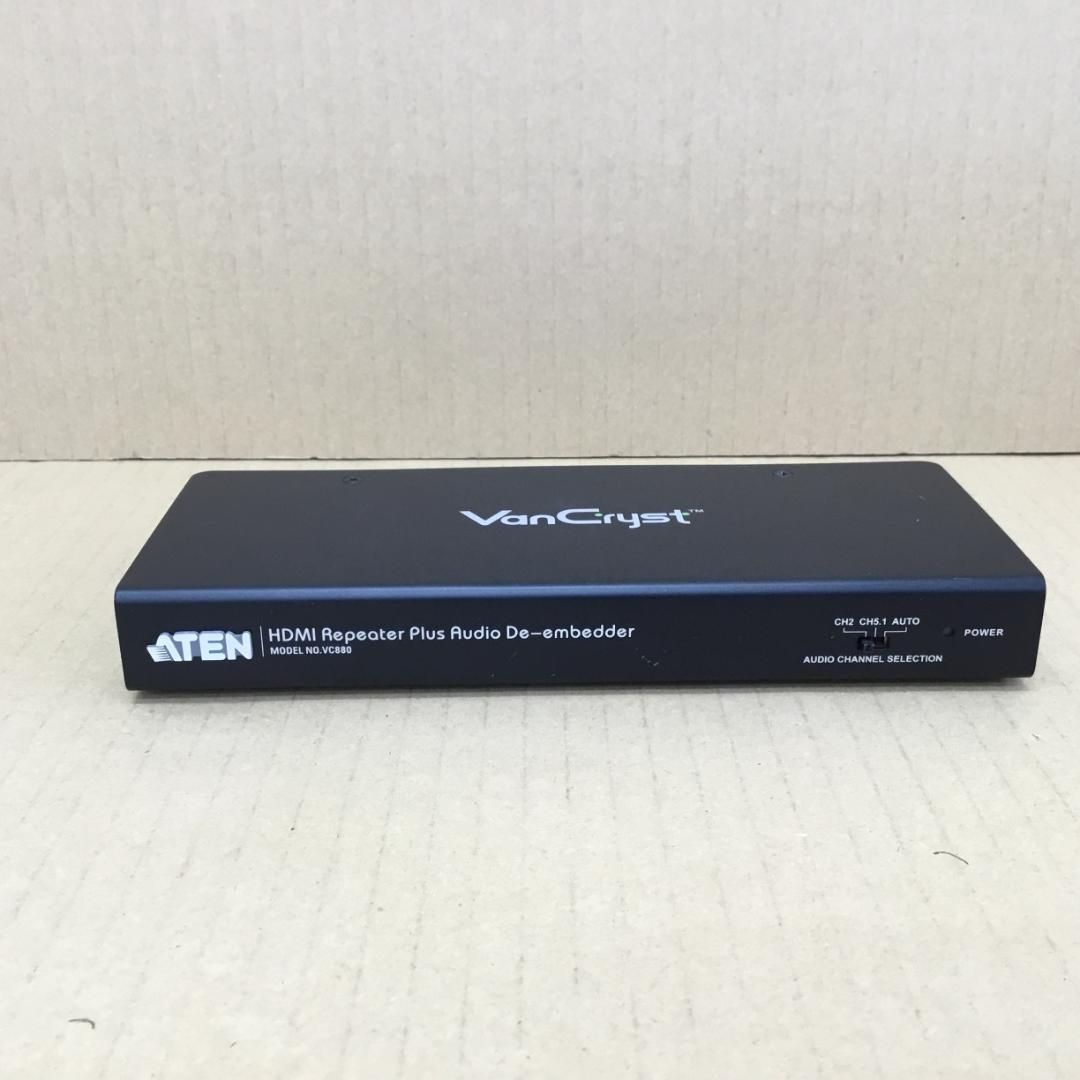ＡＴＥＮ コンバーター VC880 HDMIオーディオディエンベデッダー ４K対応HDMIオーディオエンベデッダー⁄ディエンベデッター VC881