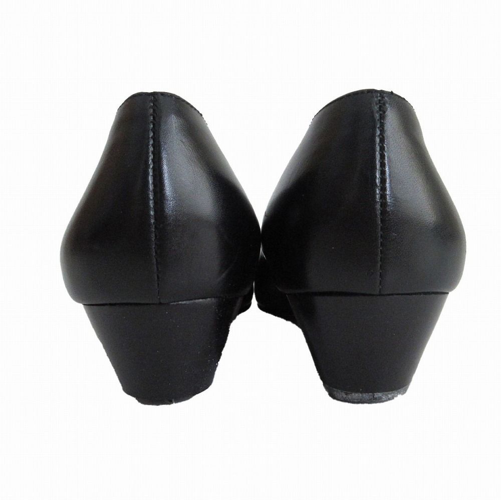 Ferrgamo リボンパンプス 24センチ フェラガモ パンプス ヴァラリボン 24.5cm ネイビー