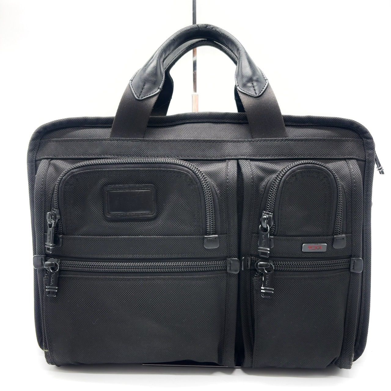 TUMI トゥミ　ビジネスバッグ　A4大容量　ブリーフケース　ブランド　オシャレ トゥミ ビジネスバッグ ブリーフケース レザー ブラック 2way ✨良品