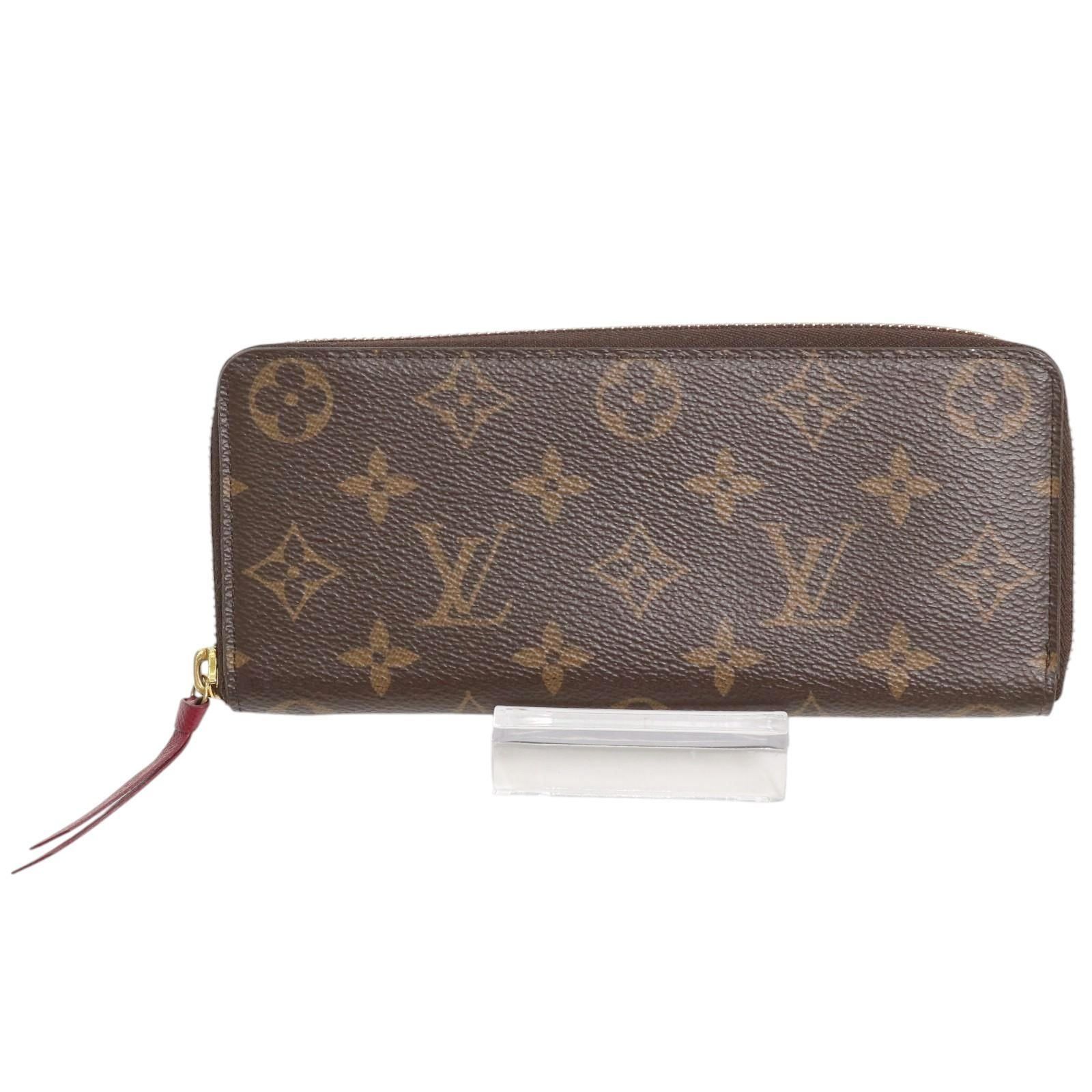 LOUIS VUITTON ポルトフォイユ クレマンス モノグラム フューシャ 
