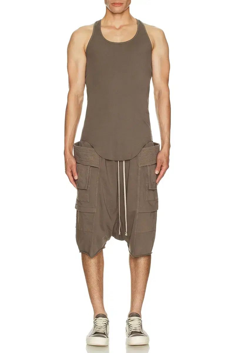 M リックオウエンス ダークシャドウ クリーチ カーゴ ポッド ショーツ ダスト テコンドー