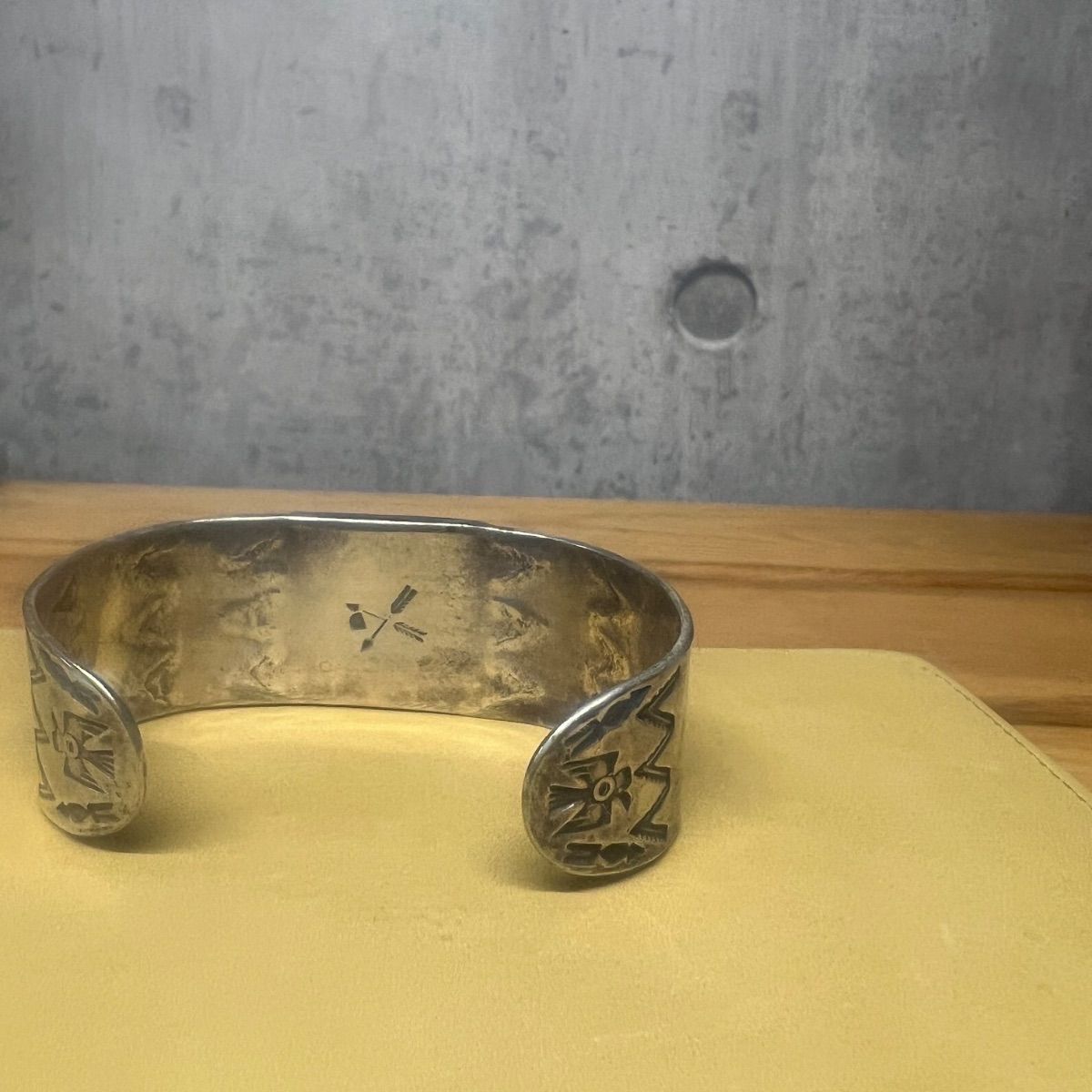 vintage Tom Dewitt Thunder bird bangle トムデウィット navajo zuni 