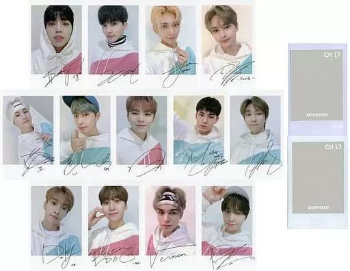 中古】キャラカード SEVENTEEN ポラロイドフォトカードセット(15