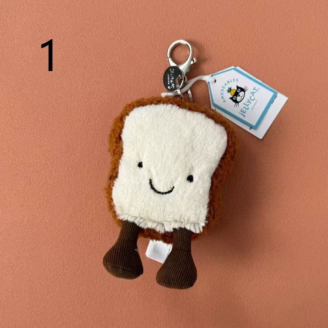【新品】 ジェリーキャット ピーナッツ キーホルダー ぬいぐるみ 新品 Jellycat ピーナッツ チャーム ジェリーキャット キーホルダー