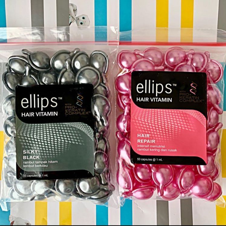 ellipsエリップス徳用詰め替え用ヘア－ビタミン5パック選択自由 7 | [ym] エリップス Ellips ヘアビタミン 6粒入り シートタイプ