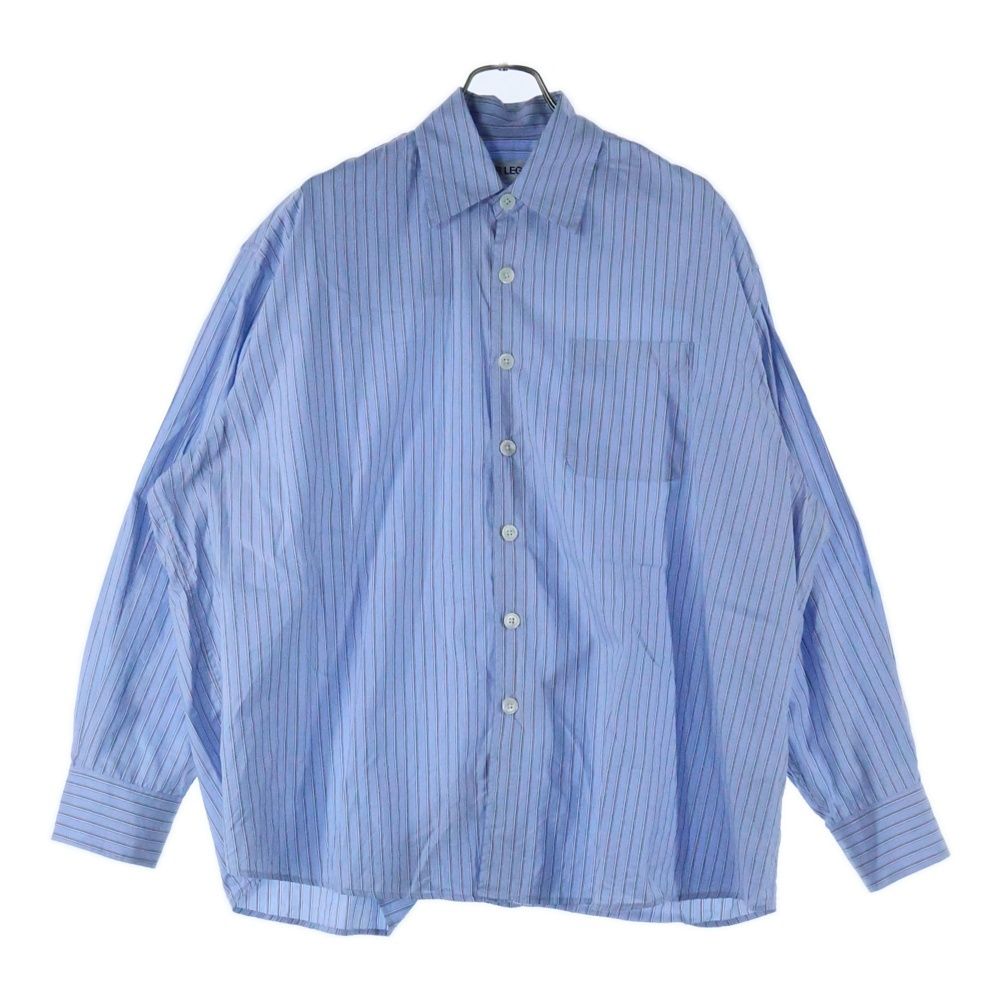 OUR LEGACY アワーレガシー 24AW BORROWED SHIRT BIG DADDY STRIPE OXFORD バーロウド オックスフォード ビッグダディー 長袖ストライプシャツ ブルー M4242BBD