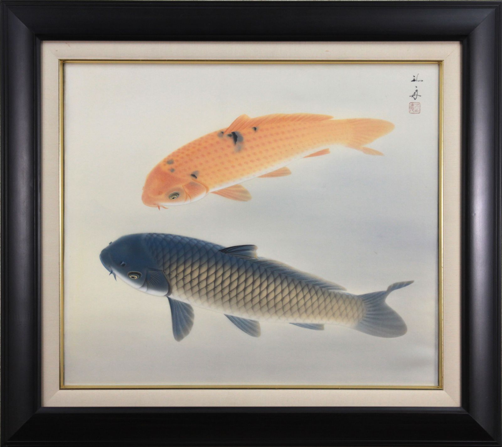 武藤孤舟『鯉』日本画【真作保証】 絵画 武藤孤舟『鯉』日本画【真作保証】 絵画 - メルカリ