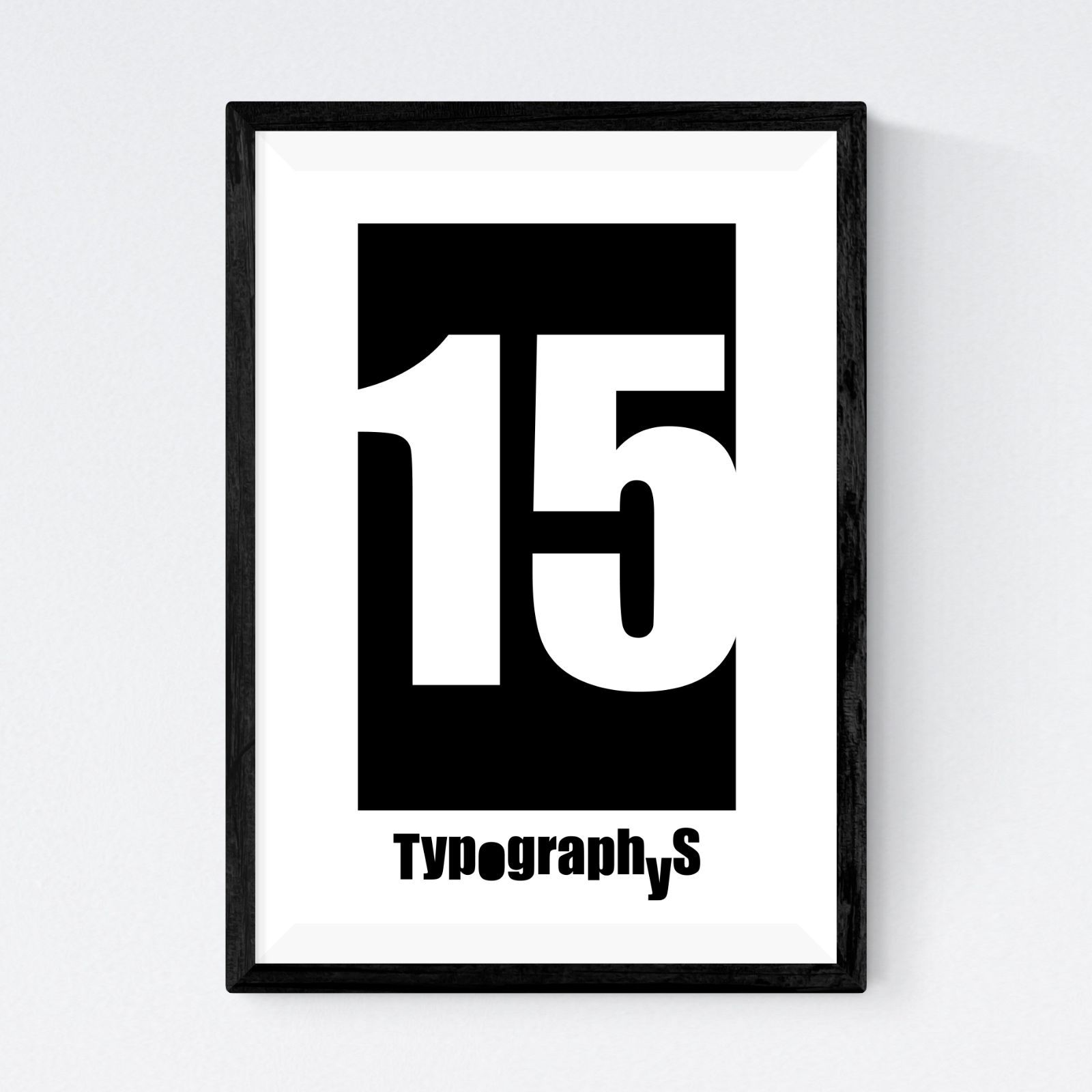 限定SALE，格安】 【A2】TYPOGRAPHYS アートポスター（A2サイズ）15BK