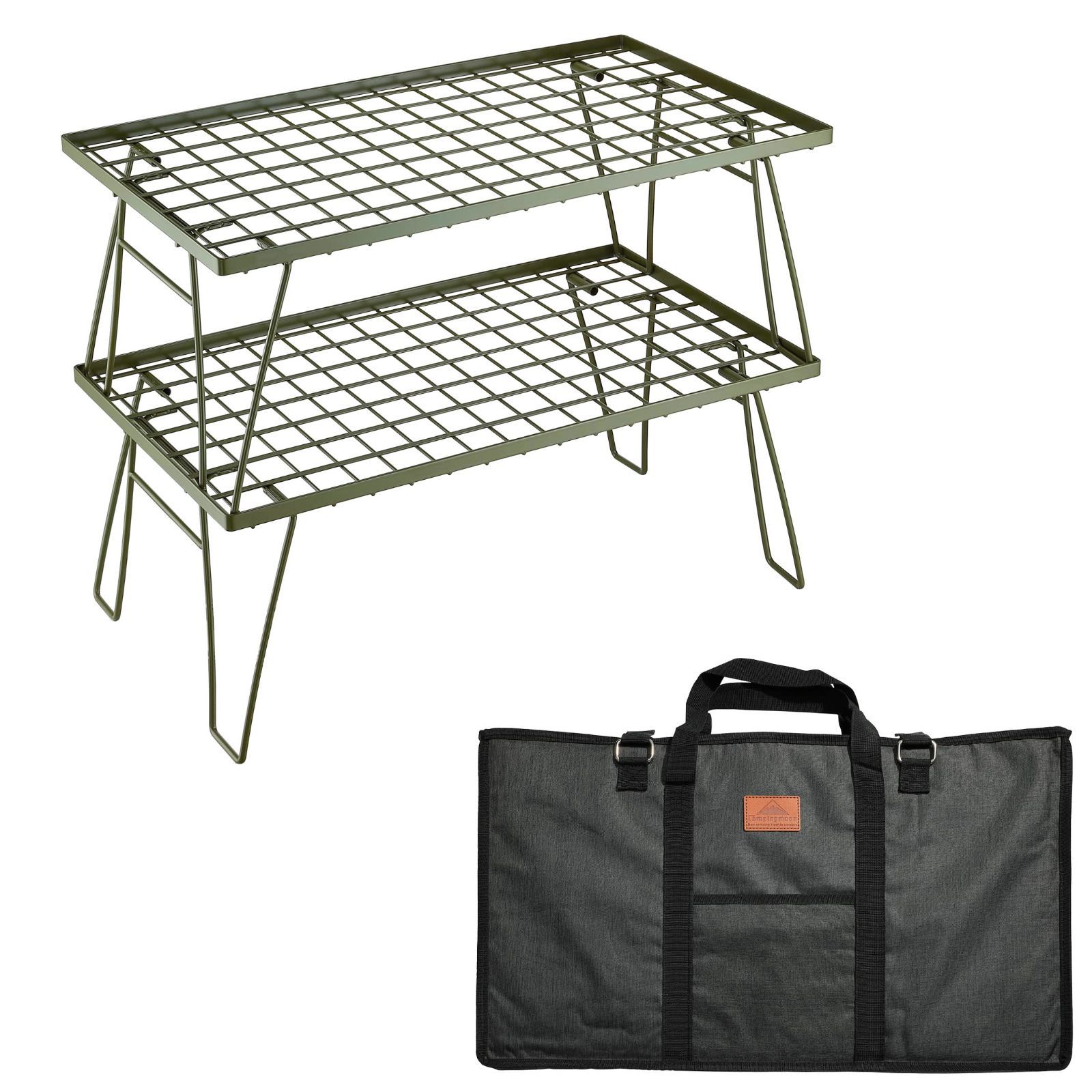 ラック2点セット キャンピングムーン(CAMPING MOON) オリーブドラブ