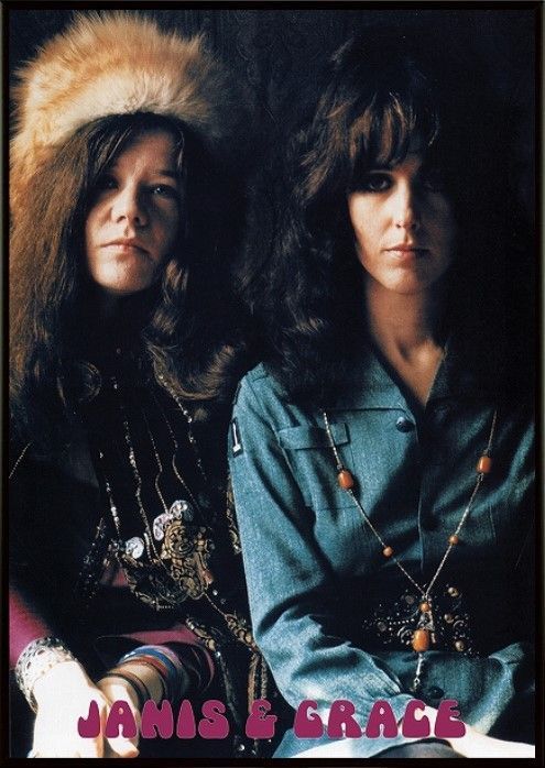 ジャニス ジョプリン＆グレース スリック ポスター Janis