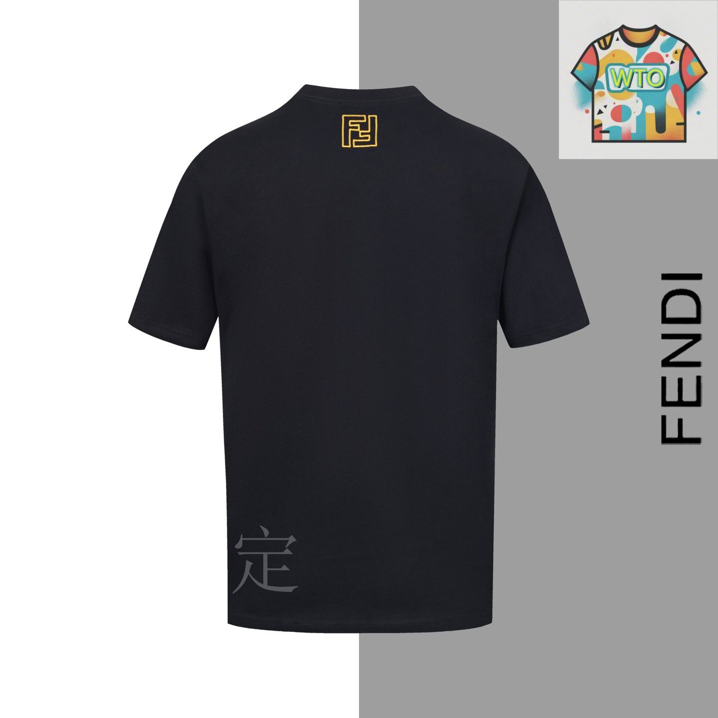 今日特価】FENDI Embroidered Logo Tee フェンディ 刺繍ロゴ T シャツ 