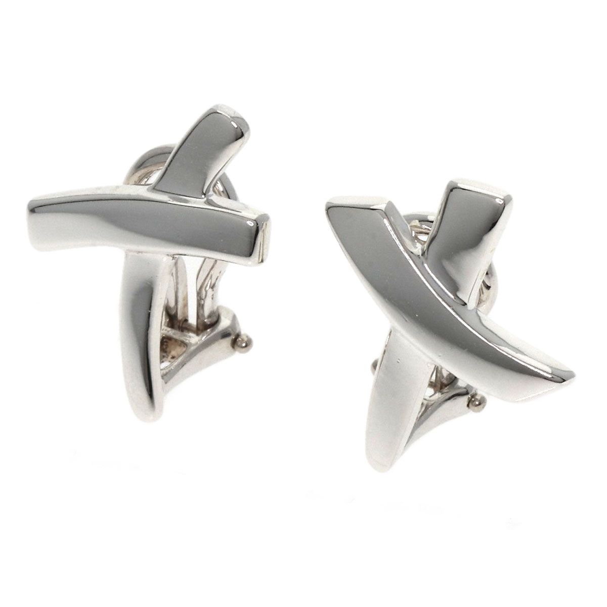 □Tiffany & Co. ティファニー パロマピカソ SV キス ピアス ティファニー パロマピカソ キス ピアス レディース YG 1.6g A