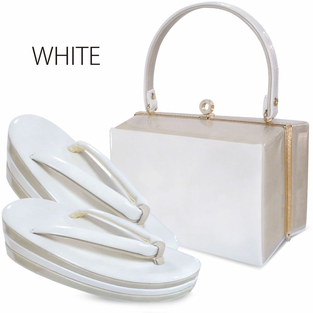 振袖用 マット 草履 バッグ セット ニュアンスカラー 3枚芯 7色