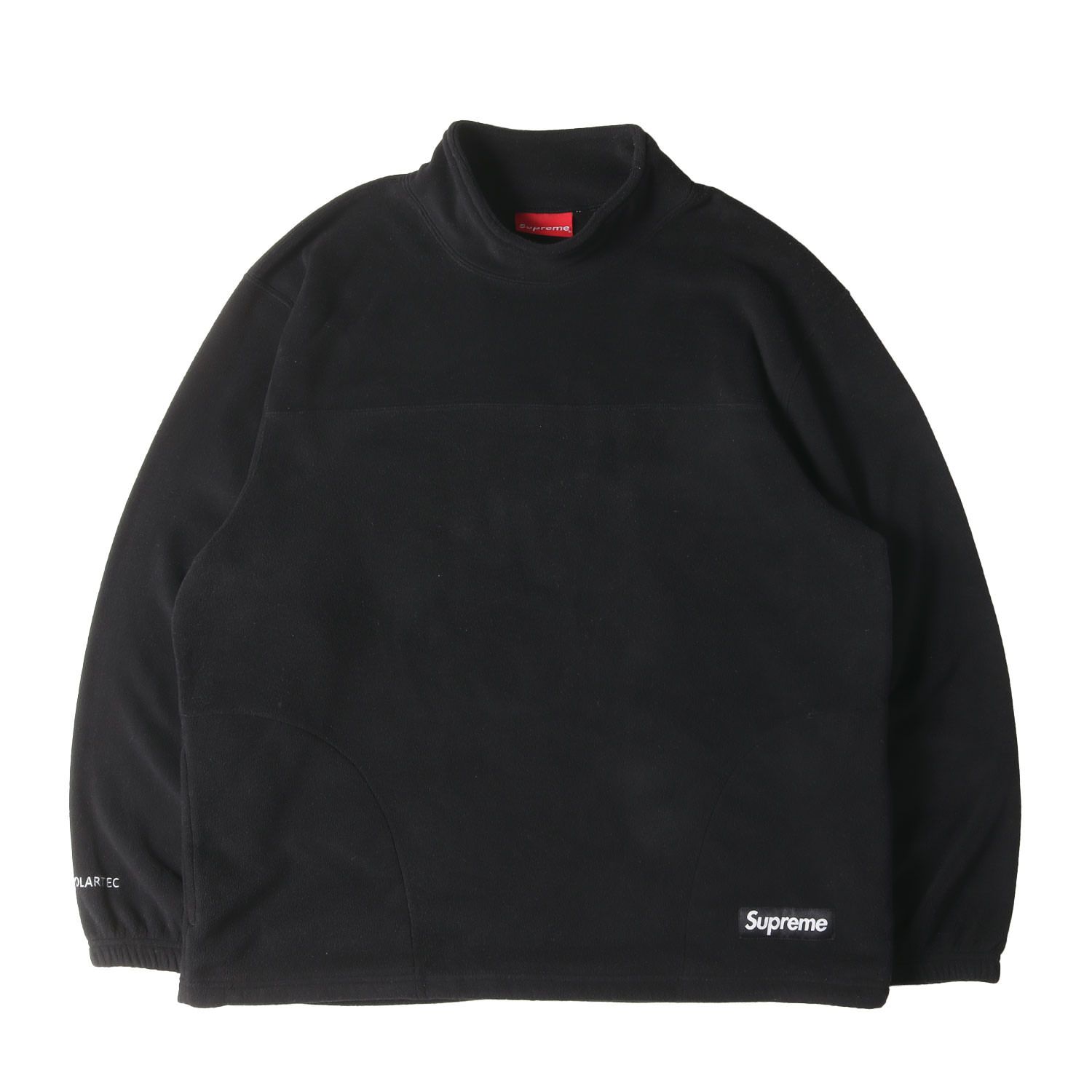 Supreme 黒 スウェットシャツ Large