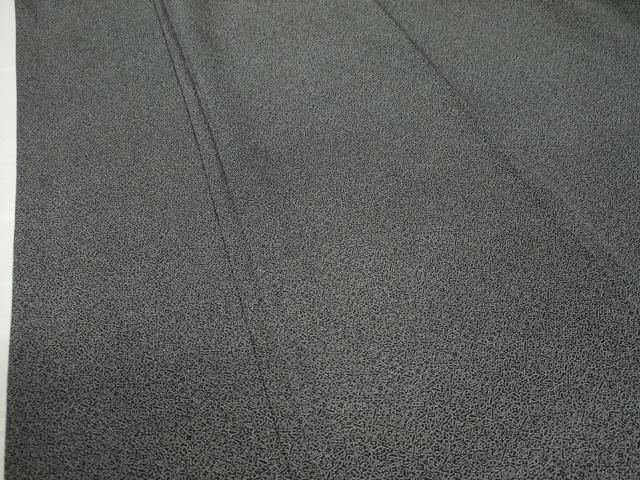 平和屋着物○江戸小紋 作家物 寄せ小紋柄 黒地 やまと誂製 正絹 逸品