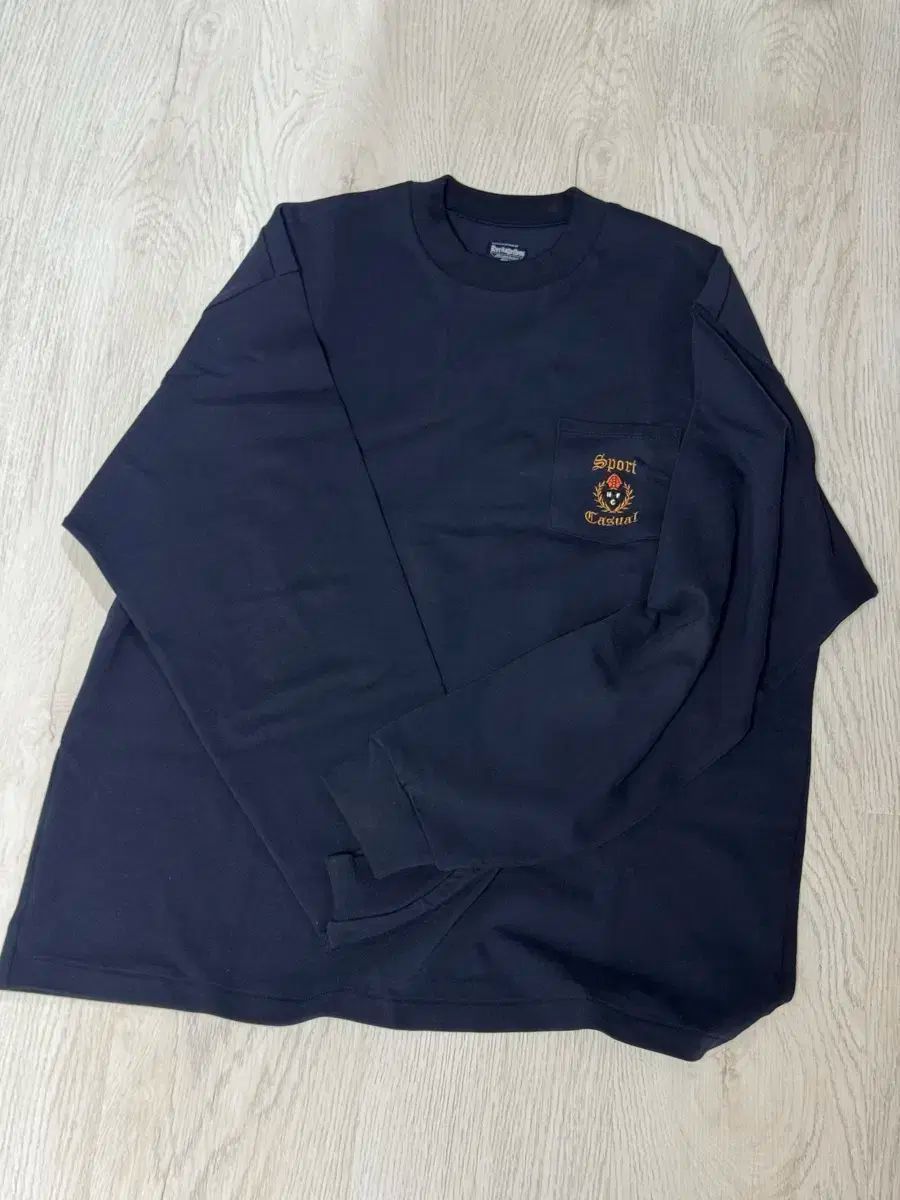 HERITAGE FLOSS 長袖 ロングスリーブ ネイビー M