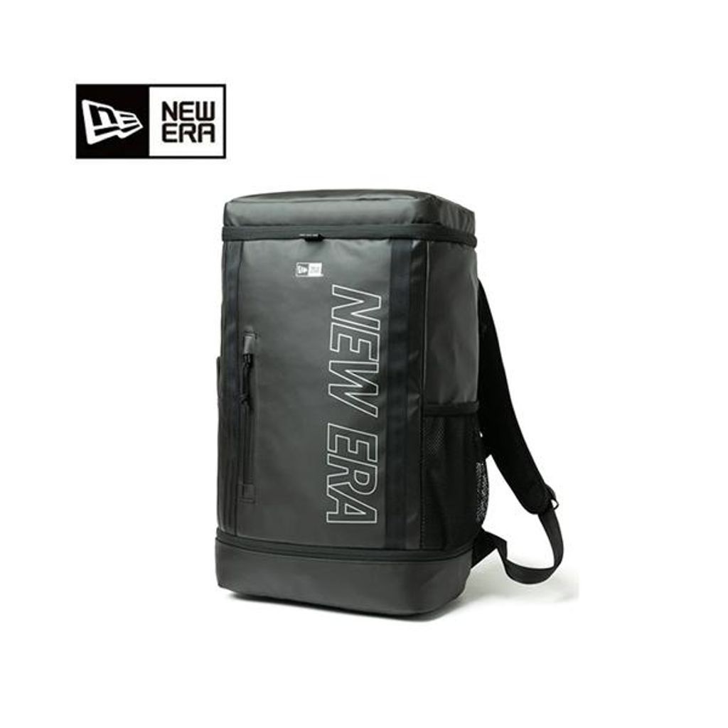  ニューエラ 23 FW ボックスパック 32 L TPU プリントロゴ アウトライン ブラック × リフレクトシルバー その他 その他